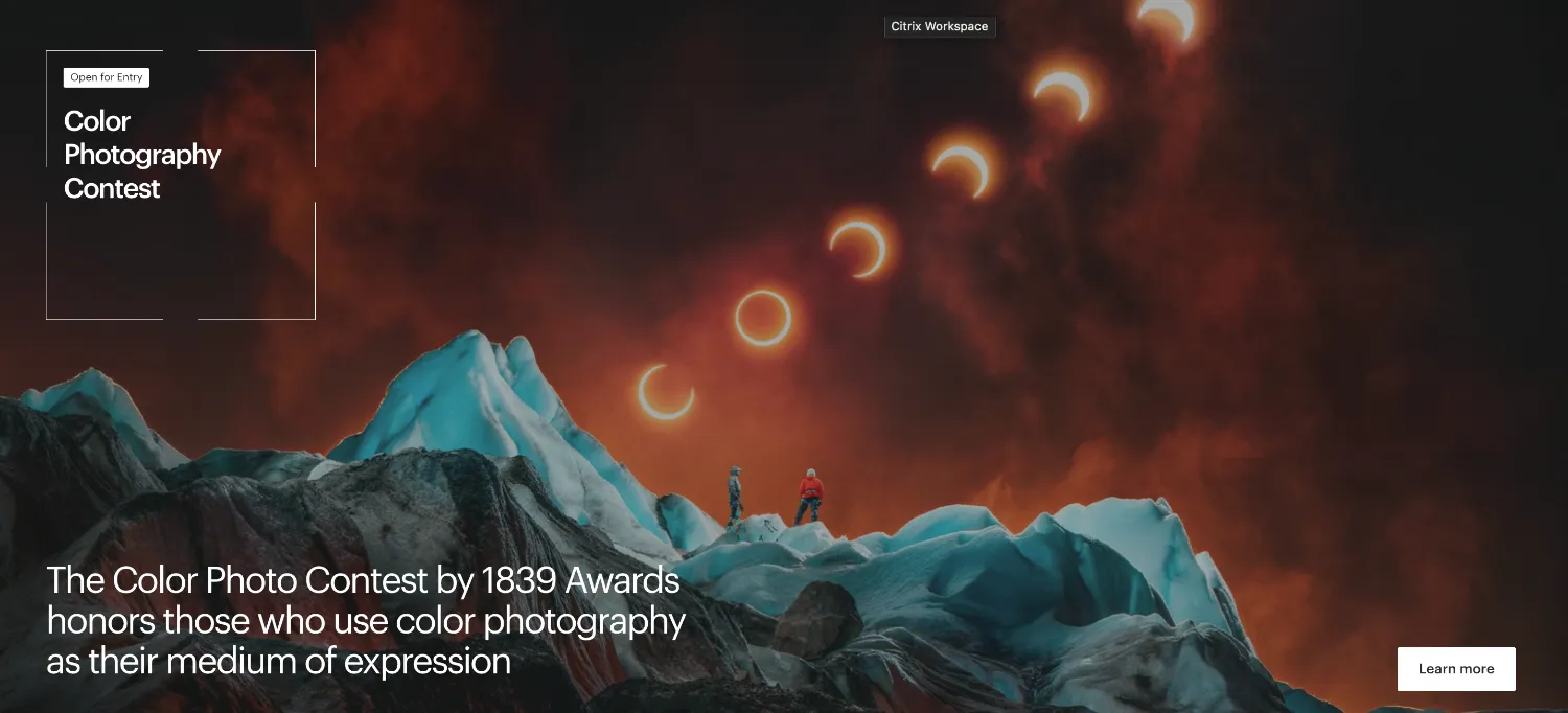 1839 Awards Color Photography Contest 2026