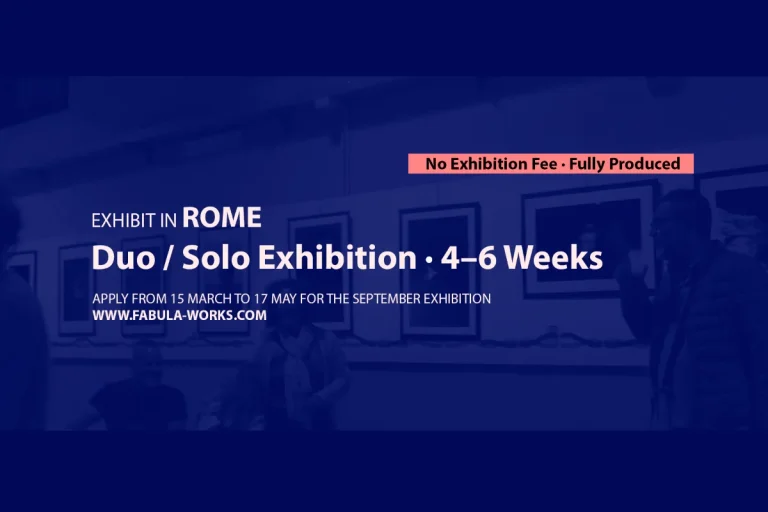 Open Call for Photographers for Duo/Solo Show in Rome