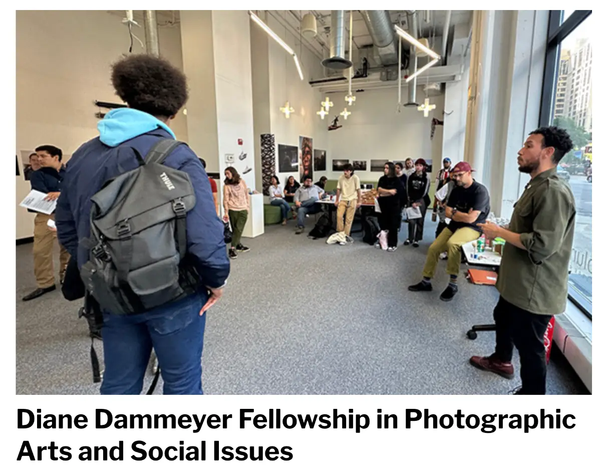 Diane Dammeyer Fellowship in Photographic Arts y Social Issues 2026/27