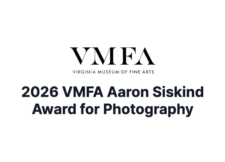 VMFA Aaron Siskind Award for Photography 2026