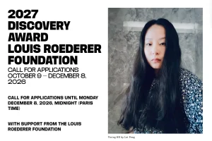 Rencontres d’Arles Discovery Award 2027 por Louis Roederer Foundation